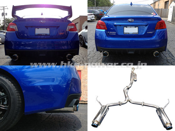 HKS Hi-Power Ti-Tip Muffler Impreza VAF(EJ25) VAG(FA20) WRX STI