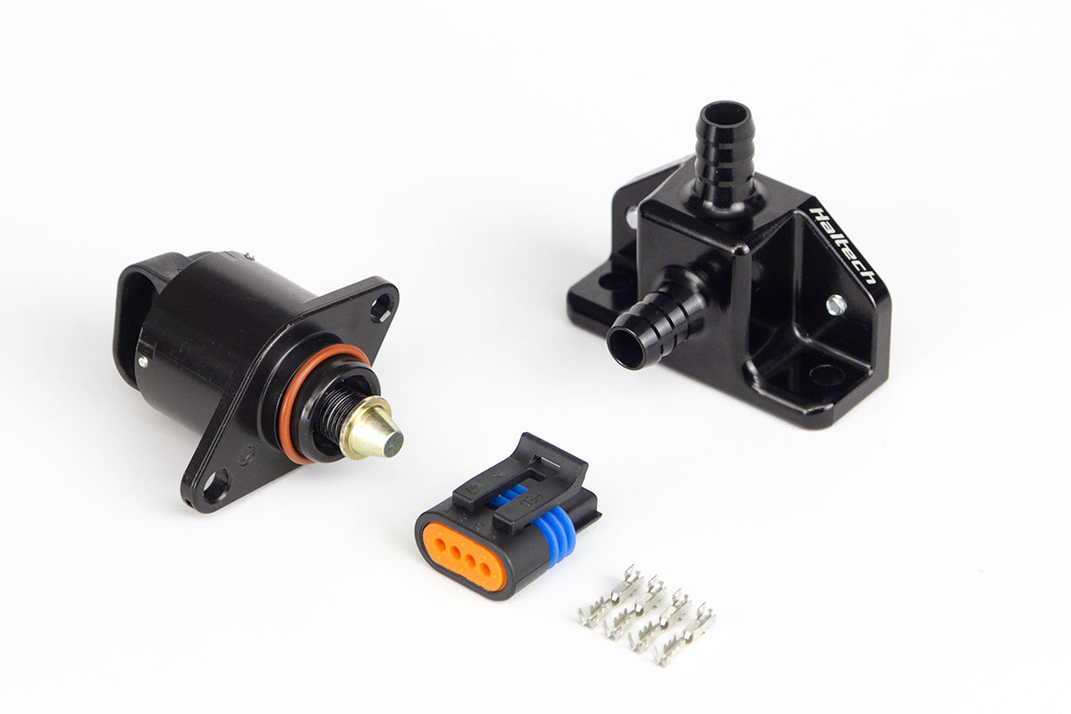 Haltech Idle Air Control Kit - Billet 2 Port Housing With 2 Screw Style Motor