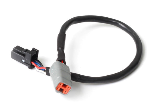 Haltech Elite CAN Cable DTM-4 to 8 pin Black Tyco Length: 150mm (6")