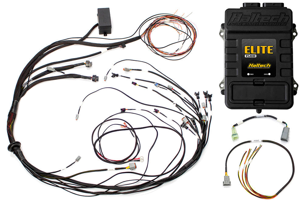 Haltech Elite 1500 + Mazda 13B S4/5 CAS with Flying Lead Ignition Terminated Harness Kit