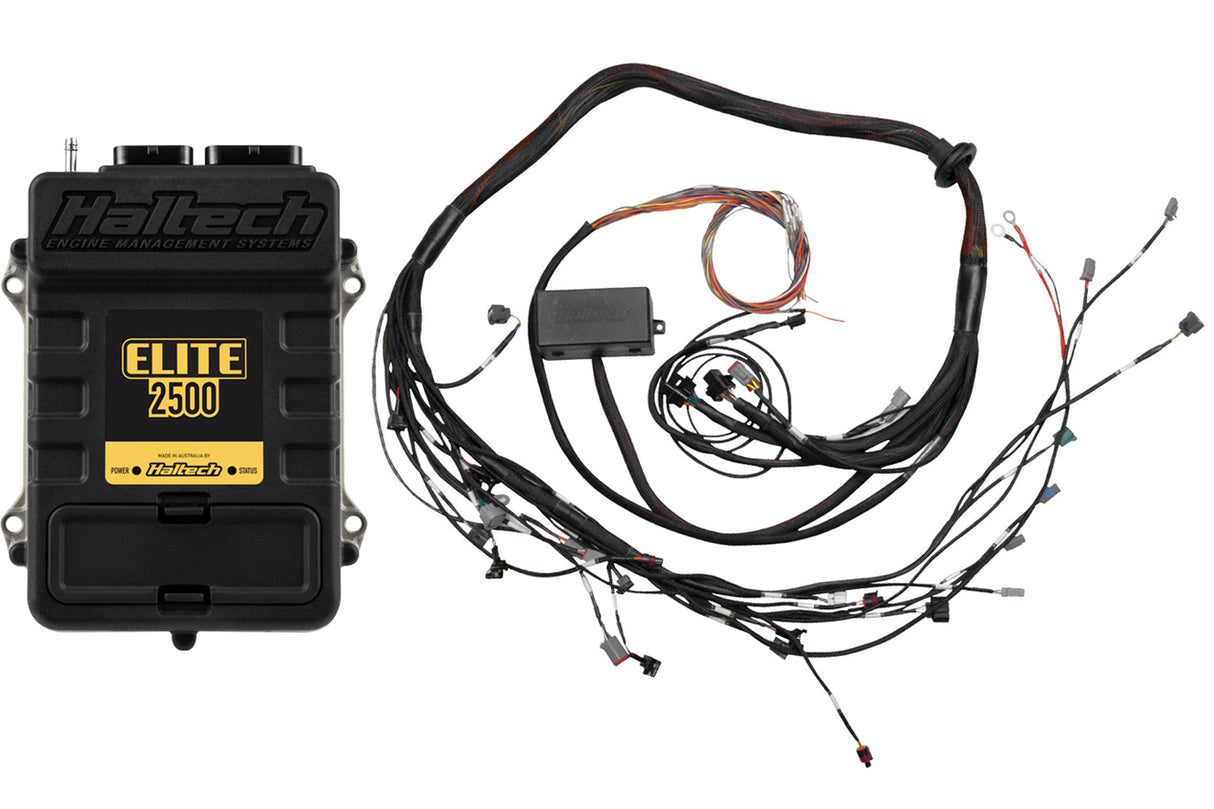 Haltech Elite 2500 + Toyota 2JZ No Ignition Harness Terminated Harness Kit