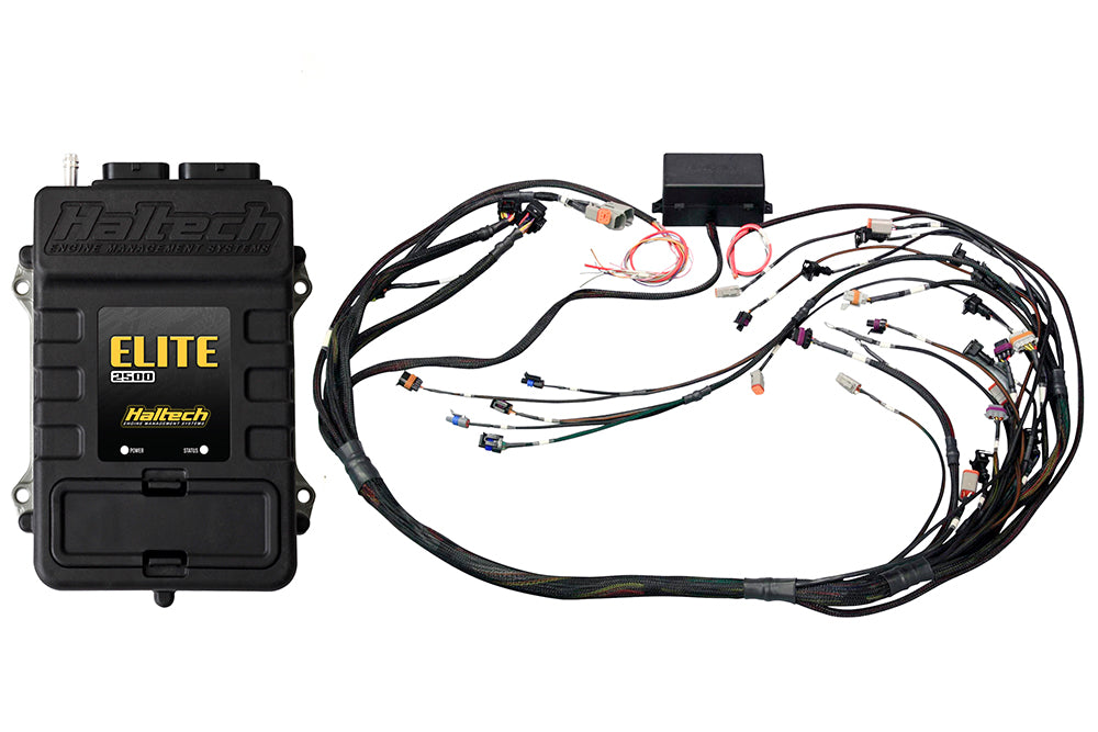 Haltech Elite 2500 + GM GEN III LS1 & LS6 (DBW Retrofit Ready) Terminated Harness Kit