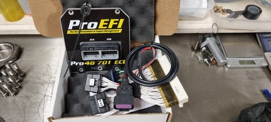 Pro48 701 ECU with RX7 F3CS P+P Patch Harness	BRAND New Open Box