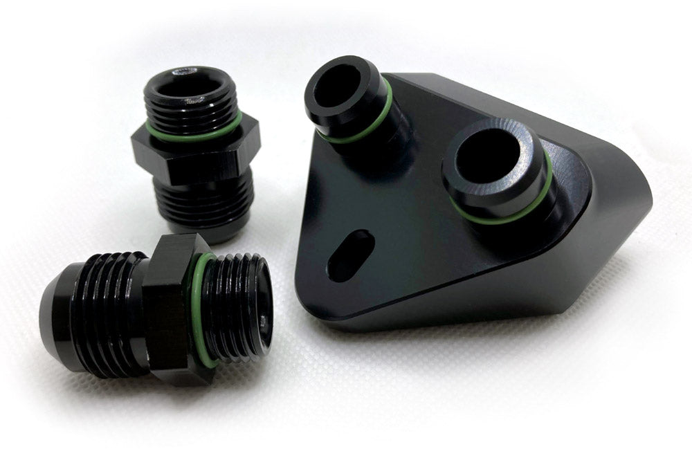 8HP Oil Cooler Adapter – 17mm ports
