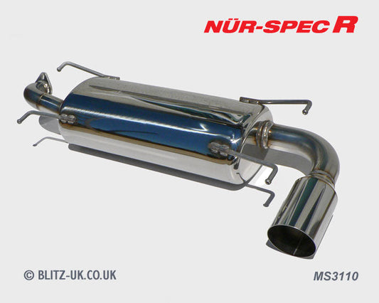 Blitz NUR Spec R Exhaust System - Impreza S-GT GH8