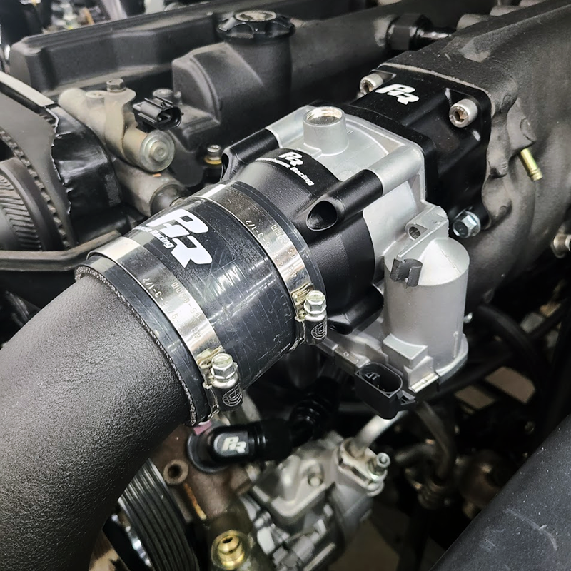 PHR Bosch 74mm Throttle Body Adapter to 3.0" Tubing