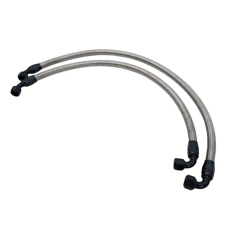 PHR -12AN Breather Lines for GS300
•OEM GE Valve Covers
•Black hose ends with stainless braided lines