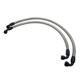 PHR -12AN Breather Lines for GS300
•OEM GE Valve Covers
•Black hose ends with stainless braided lines