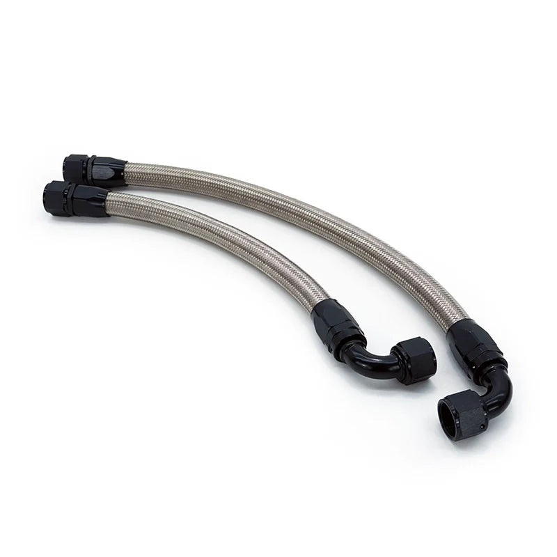 PHR -12 Breather Lines for IS300 with Stock GTE Valve Covers
•Stainless braided lines, black hose ends
