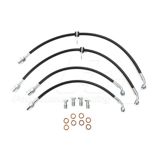 PHR Stainless Brake Lines for MK4 Supra with TT Brakes