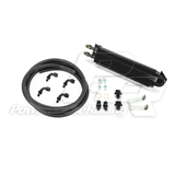 PHR Power Steering Cooler Kit for MKIV Supra - Rubber with black hose ends, (RHD) Right Hand Drive