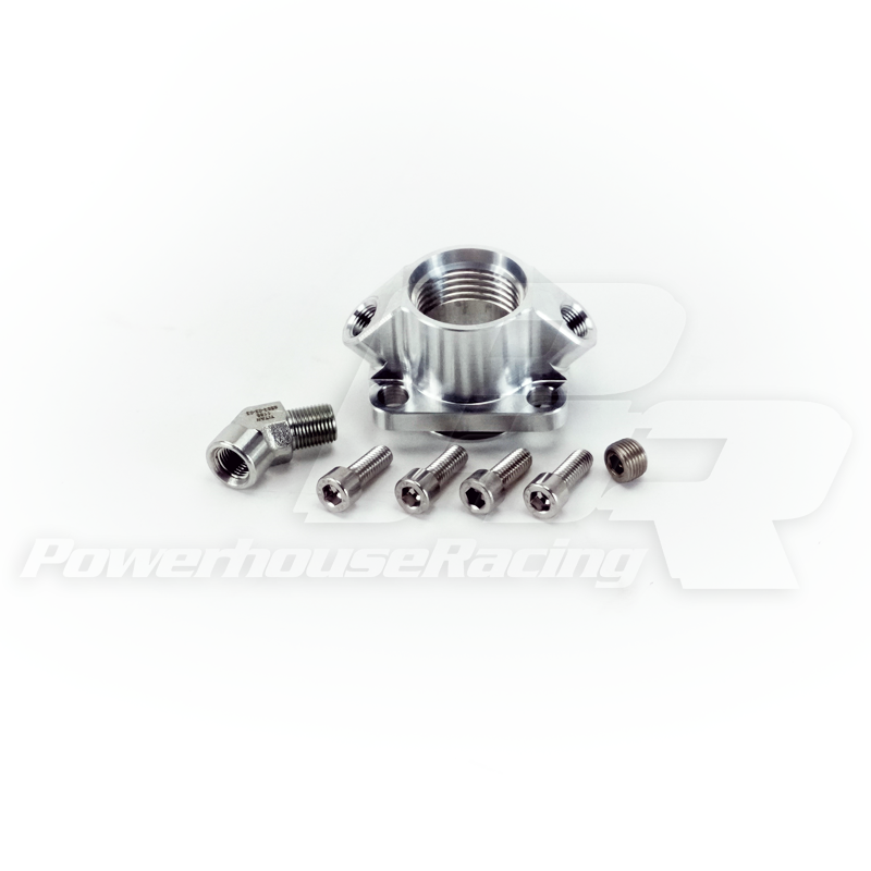 PowerHouse Racing (PHR) ORB/Oil Temp/Crank Case Pressure Combination Adapter for 2JZ