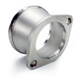 PHR 4.0" Vband to 3.0" 2-bolt adapter, V2, Cast
 - Adapts PHR exhuast to factory-style downpipe or cat