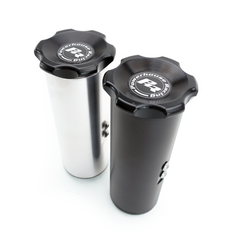 PHR Billet Power Steering Reservoir Tank
•Machined finish
•Vented Cap