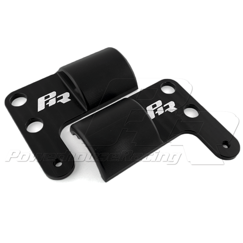 PHR Radiator Support Brackets for SC300 (Tie Down) , Black