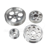PHR 4 Piece Billet Aluminum Pulley Set w/ idler for IS300 and 97-04 GS300 (includes Alternator, P.S. Pump, Water Pump, and idler pulleys