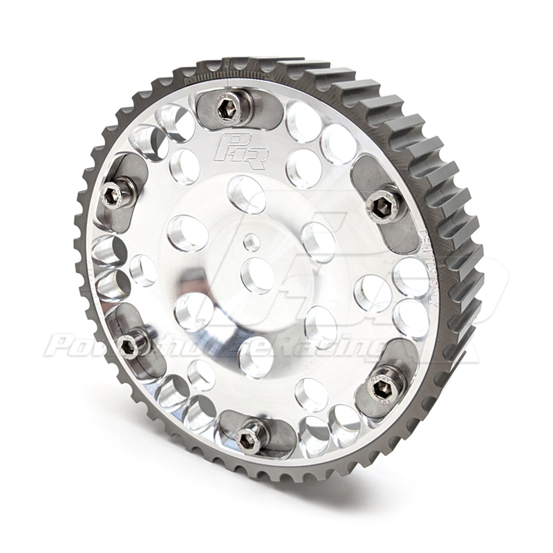 PHR Billet Adjustable Locking Cam Gear for 4G63 Engines - Machined Finish (each)