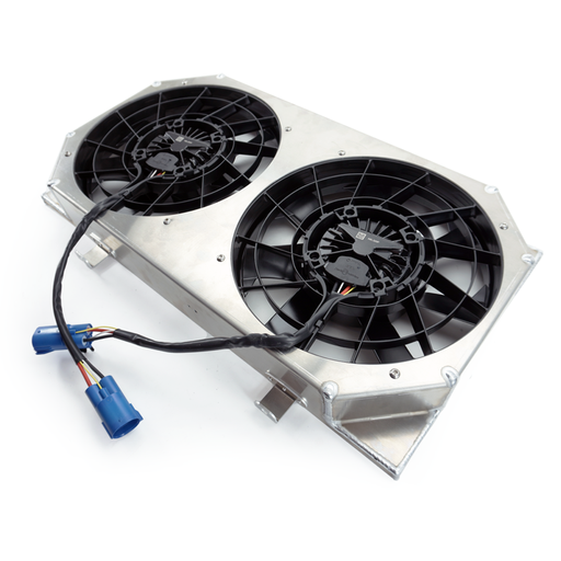 PHR Dual Brushless SPAL Fan Kit for S14 240SX
•Matte black powder coat finish