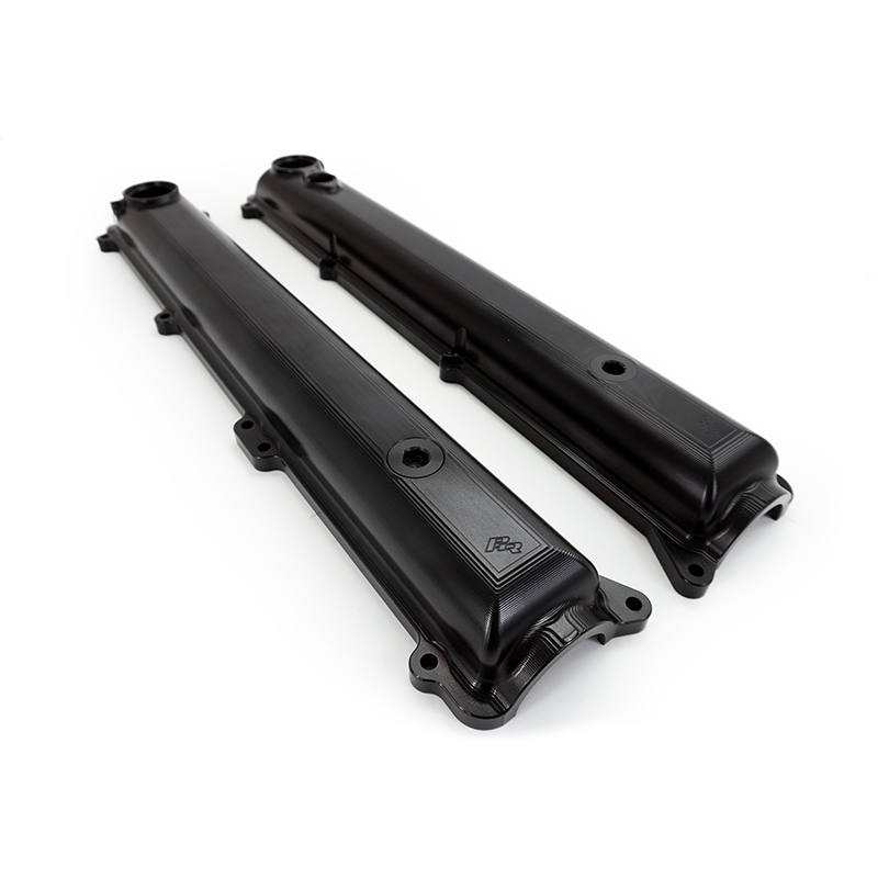 PHR Rigid Ultralight Billet Valve Covers for 2JZ, Non-VVT-i
•With boss for cam sensor on exhaust
•Machined finish