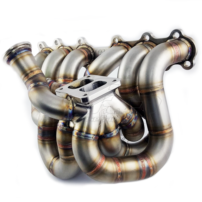 PHR S23 Turbo Manifold for IS300, 2JZ-GTE Swap
 Runner Style:
 Collector: Billet
 Turbine Fitment: T4 4-Bolt
 Turbo Scroll: Twin Scroll
 Number of wastegates: (D) Dual wastegate
 Wastegate Flange(s): Dual Gate 44, 45 or 46mm