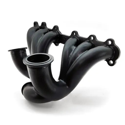 PHR V1 Turbo Manifold for 2JZ-GTE
 Runner Style:
 Collector: Cast
 Turbo Scroll: Single Scroll
 Turbine Fitment: Precision Sportsman V-band inlet/outlet
 Number of wastegates: (S) Dual wastegates
 Wastegate Flange(s): Dual Gate 44, 45 or 46mm