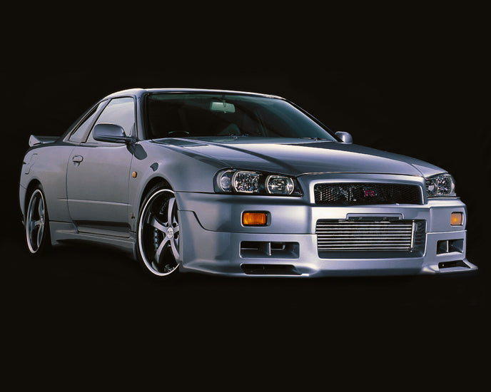 Blitz Aero Speed - Skyline R34 - Side Skirts - 60036