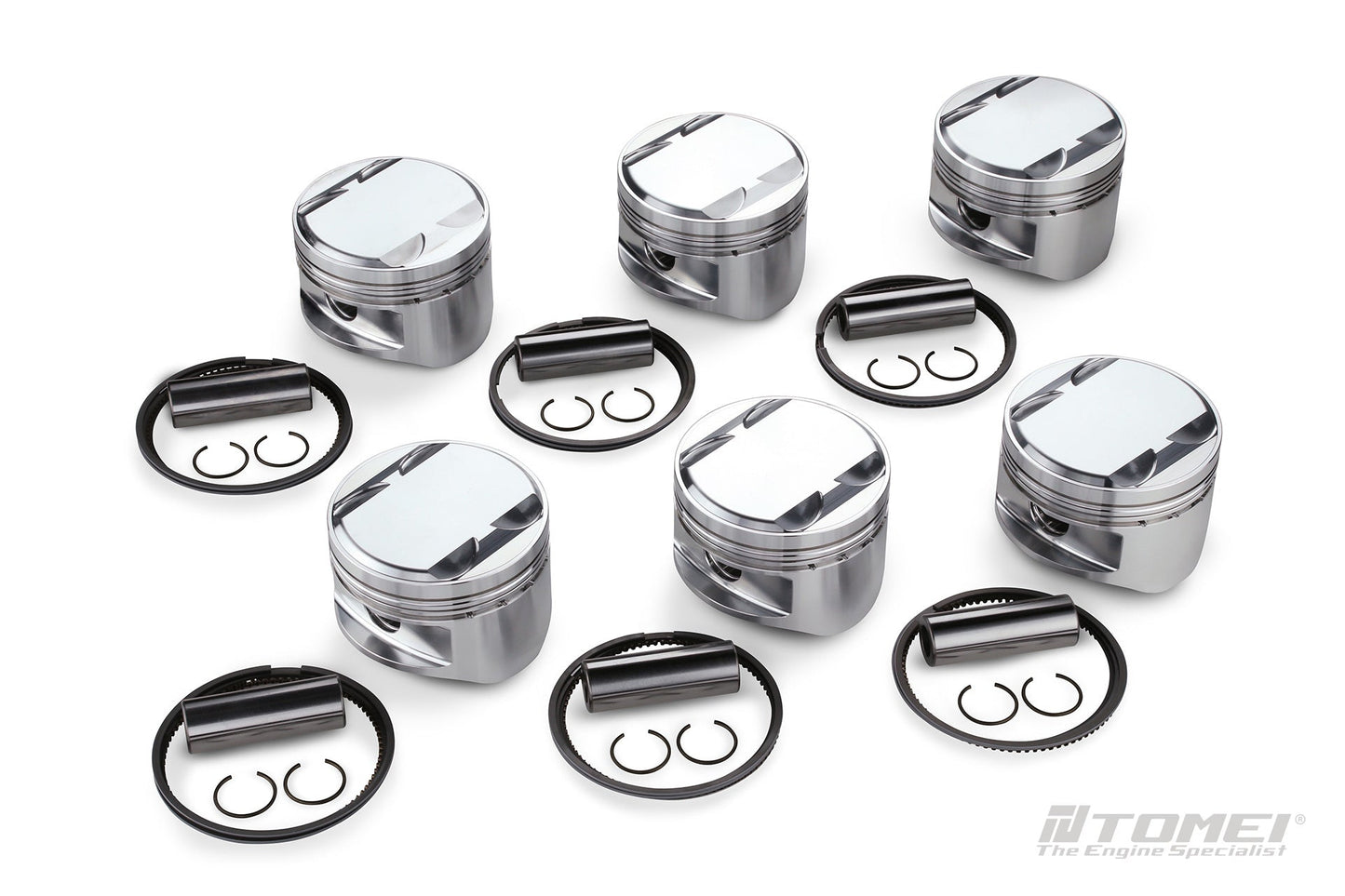 TOMEI FORGED PISTON SET RB26DETT 87.00mm CH30.00 (STD/2.8)