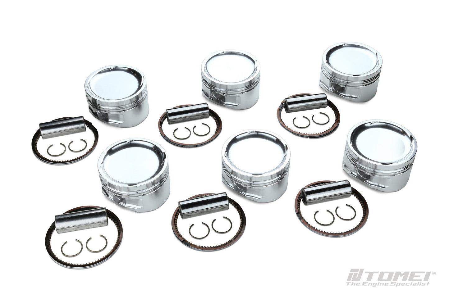 TOMEI FORGED PISTON SET 2JZ-GTE 87.00mm CH29.50 (3.6) CP