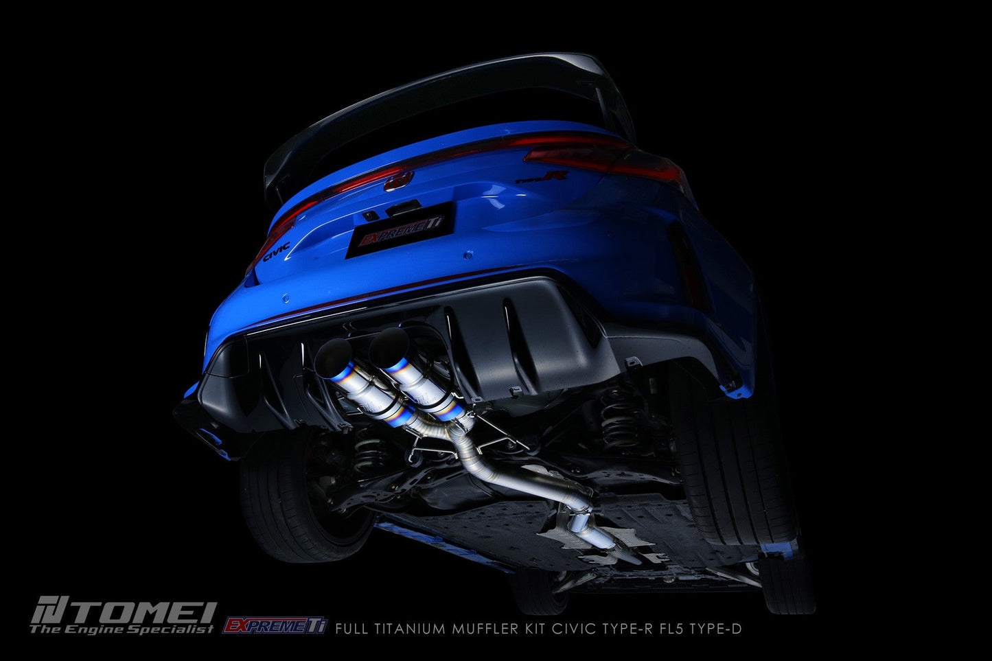 TOMEI FULL TITANIUM MUFFLER EXPREME Ti CIVIC TYPE-R FL5 TYPE-D