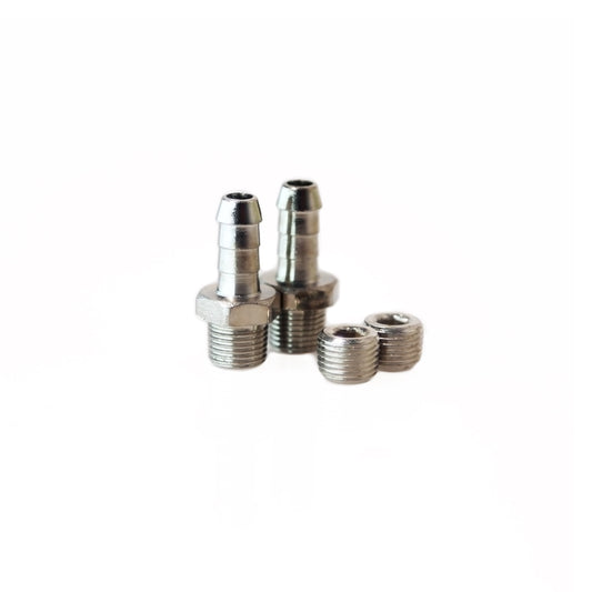 Turbosmart WG 50/60 1/8npt - 6mm Hose Tail Fitting kit (with plug)