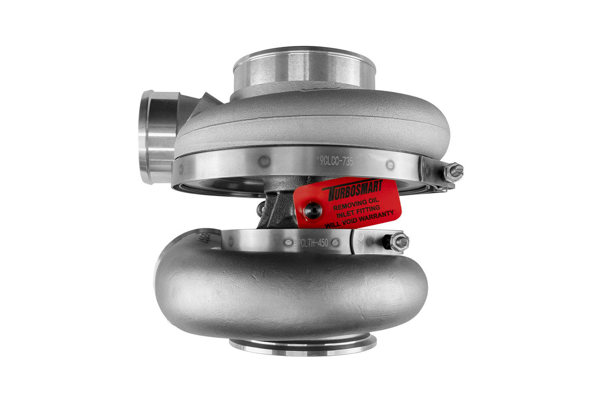TS-1 Turbocharger 6870 V-Band Reverse Rotation 0.96AR Externally Wastegated