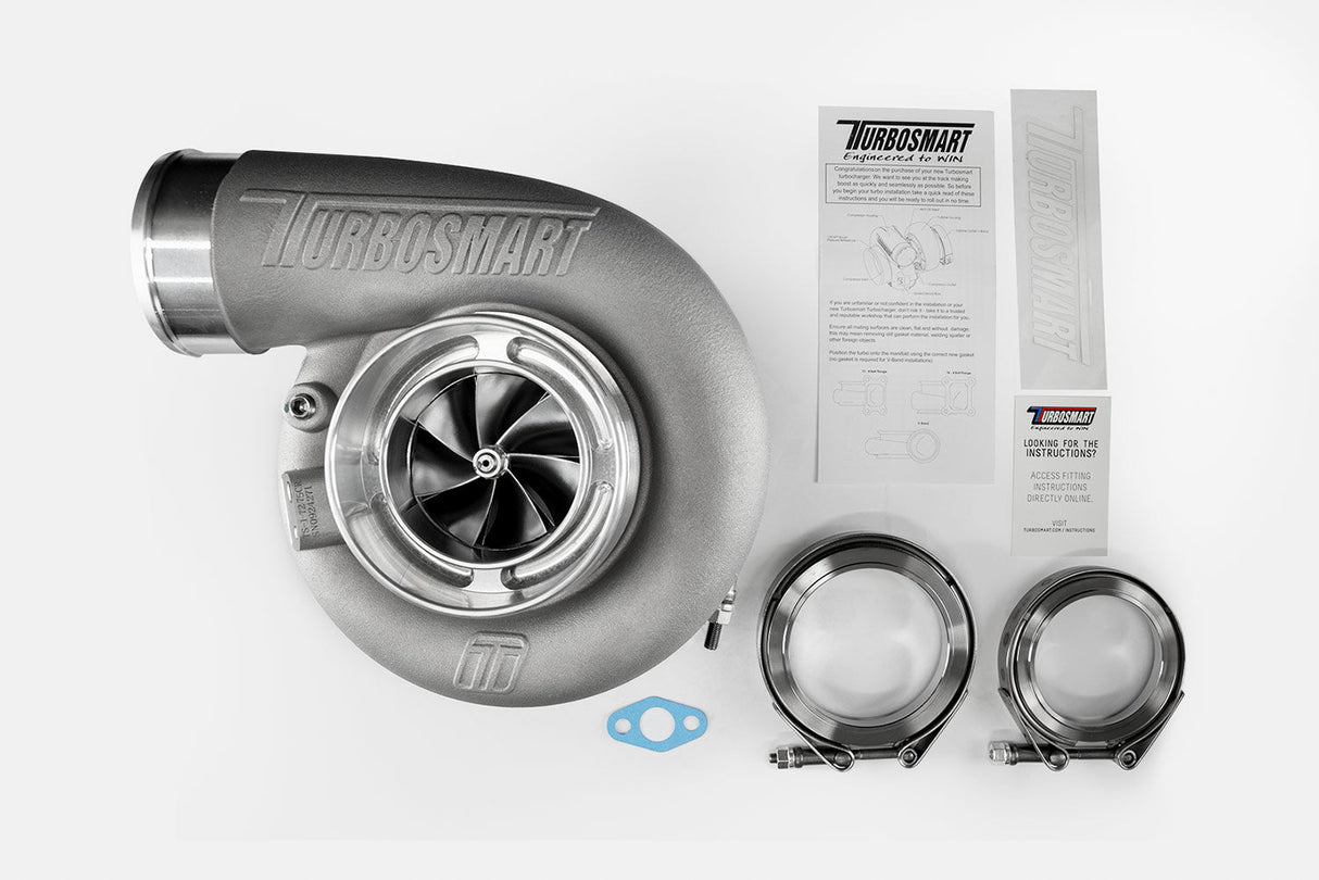 TS-1 Turbocharger 7275 V-Band Reverse Rotation 0.96AR Externally Wastegated