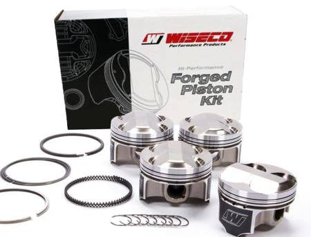 Wiseco Forged Pistons Acura Honda B18A/B with B16A Head 84.5mm +3.5mm -2.3 cc 10.6:1