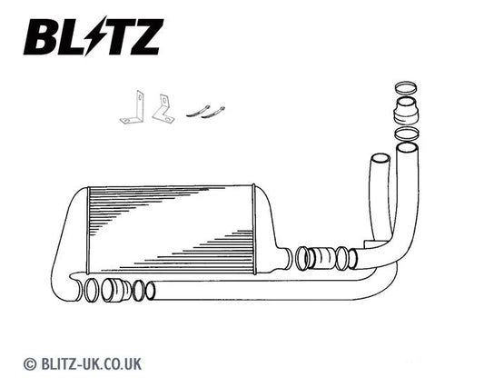 Blitz Standard Edition Intercooler - Skyline Skyline GTS R33 & GTT R34