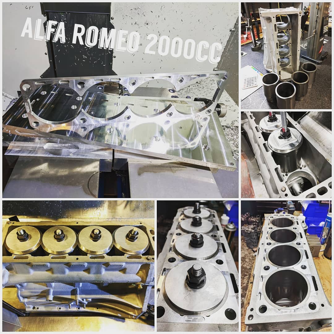 Alfa Romeo 2000cc Cylinder Support System CSS - Future Motorsports -  - CNC Werx - Future Motorsports