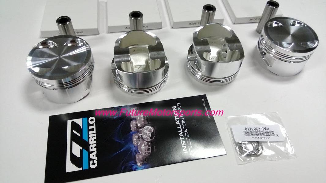 CP Piston Kit Honda Acura Civic Type R EP3 K24 W/K20A/A2/A3 DOCH VTEC RSX Integra Type R DC5 11.5cr-12.5cr - Future Motorsports -  - CP Carrillo - Future Motorsports