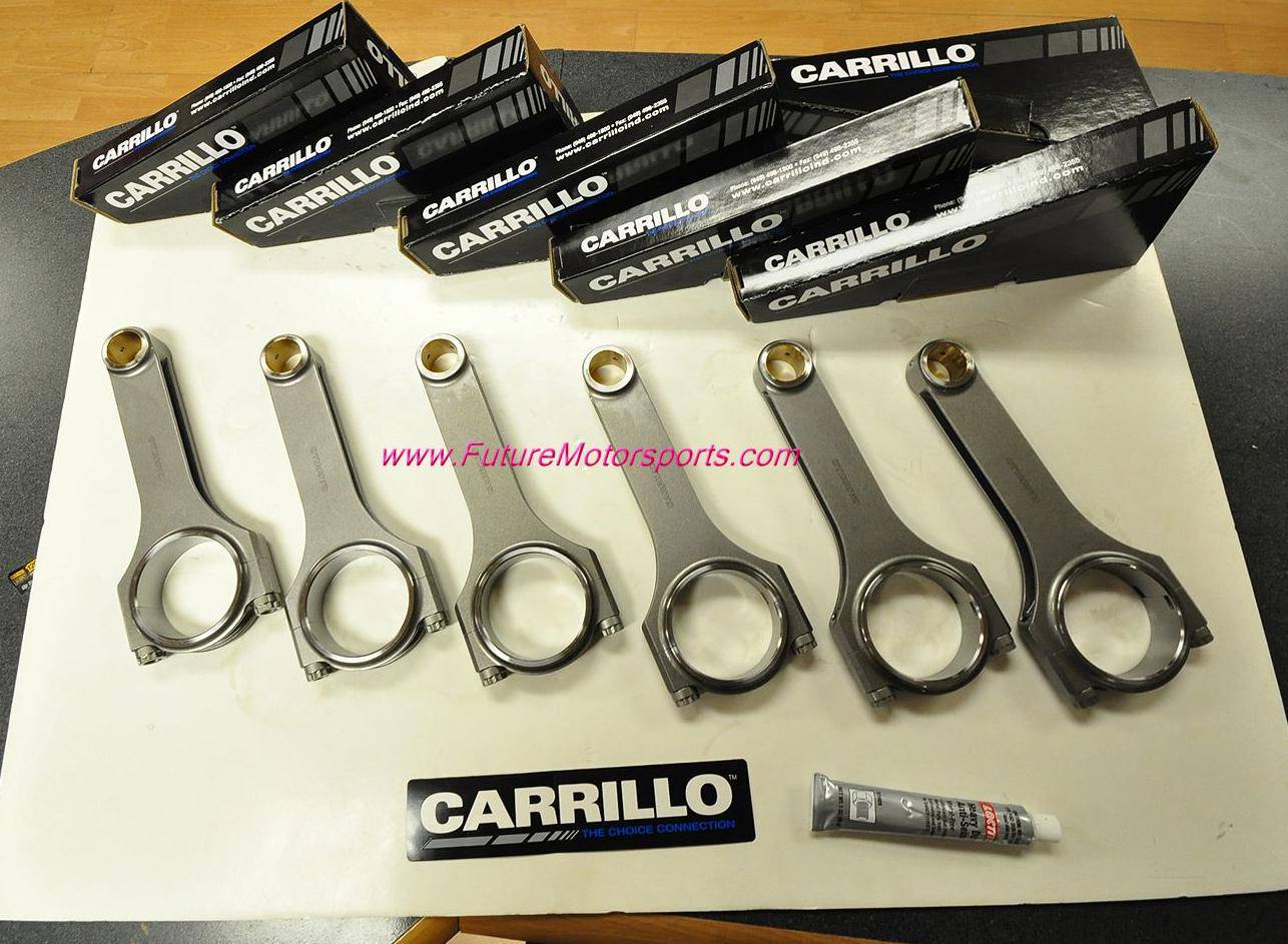 CARRILLO FORGED H BEAM RODS - CARR SPS Bolts Celica and Lotus 2ZZGE - Future Motorsports - ENGINE BLOCK INTERNALS - CP Carrillo - Future Motorsports