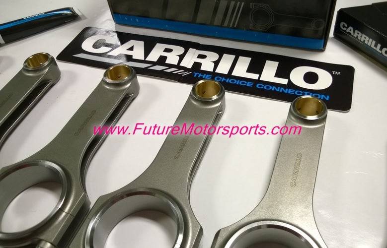 CARRILLO FORGED H BEAM RODS - CARR WMC Bolts Celica and Lotus 2ZZGE - Future Motorsports - ENGINE BLOCK INTERNALS - CP Carrillo - Future Motorsports