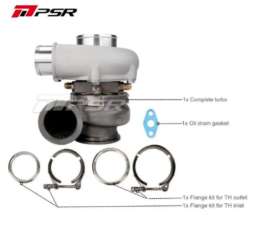 PULSAR Turbo PSR 30-900 6255G Dual Ceramic Ball Bearing Turbocharger (HP RATING 900)