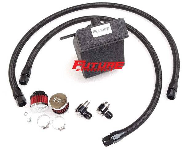 Future Motorsports Stage 2+ Toyota Supra 2JZ Oil Catch Tank / Breather Kit - Future Motorsports - OIL CATCH TANKS & BREATHER KITS - Future Motorsports - Future Motorsports
