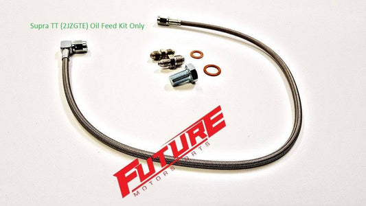 Future Motorsports Single Turbo Oil Feed ONLY For 2JZGTE Turbo & 2JZGE (NA-T) - Future Motorsports - TURBO COMPONENTS - Future Motorsports - Future Motorsports
