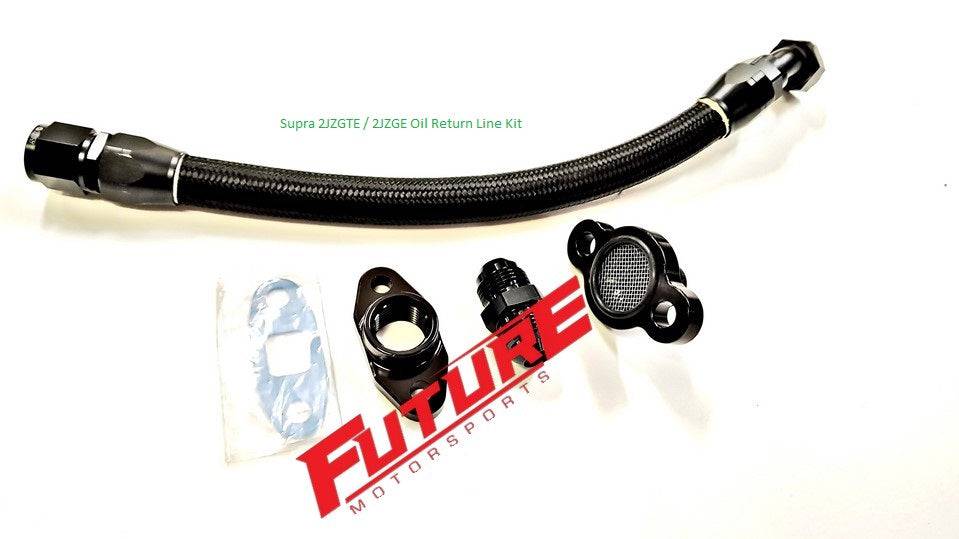 Future Motorsports Single Turbo Oil Return Line ONLY For 2JZGTE Turbo & 2JZGE - Future Motorsports - TURBO COMPONENTS - Future Motorsports - Future Motorsports