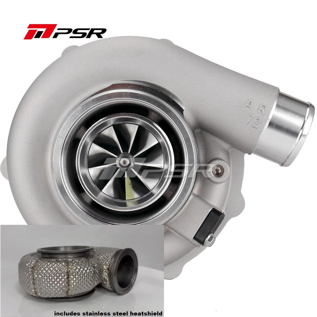 PULSAR Turbo PSR 30-770 5855G Dual Ceramic Ball Bearing Turbocharger (HP RATING 770) FORWARD ROTATION - WITH HEATSHIELD