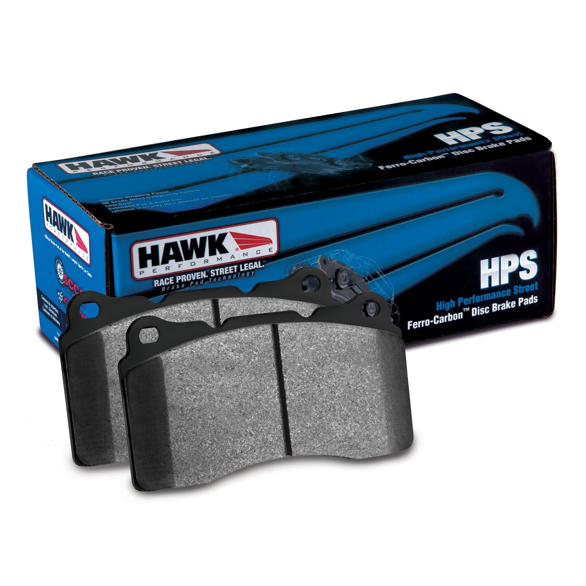 Hawk HPS – High Performance Street Compound Supra JZA80 Brake Pads - REAR - Future Motorsports - BRAKES - Hawk - Future Motorsports