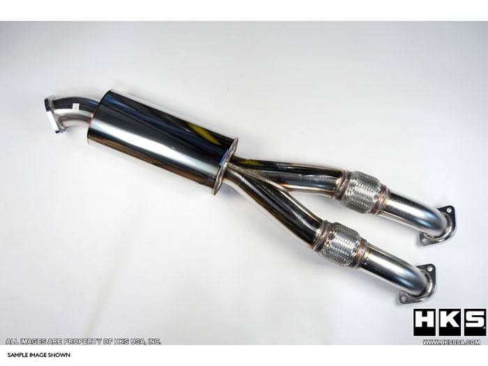 HKS CENTRE PIPE WITH SILENCER SKYLINE R35 GTR VR38DETT - Future Motorsports - EXHAUST & DOWNPIPE - HKS - Future Motorsports