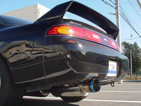 HKS HI POWER EXHAUST (Titanium Tip) S14 SR20DET Silvia - Future Motorsports - EXHAUST & DOWNPIPE - HKS - Future Motorsports