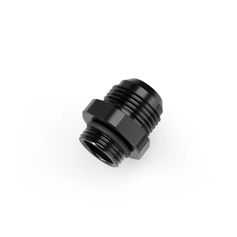 PHR PowerHouse Racing '-10ORB Male to -12AN Male Fitting, Straight, Aluminum, Anodized Black
