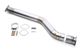 PHR PowerHouse Racing Tomei Titanium Decat Mid Pipe Kit Expreme Ti 3.5 inch Supra MKIV 2JZ JZA80