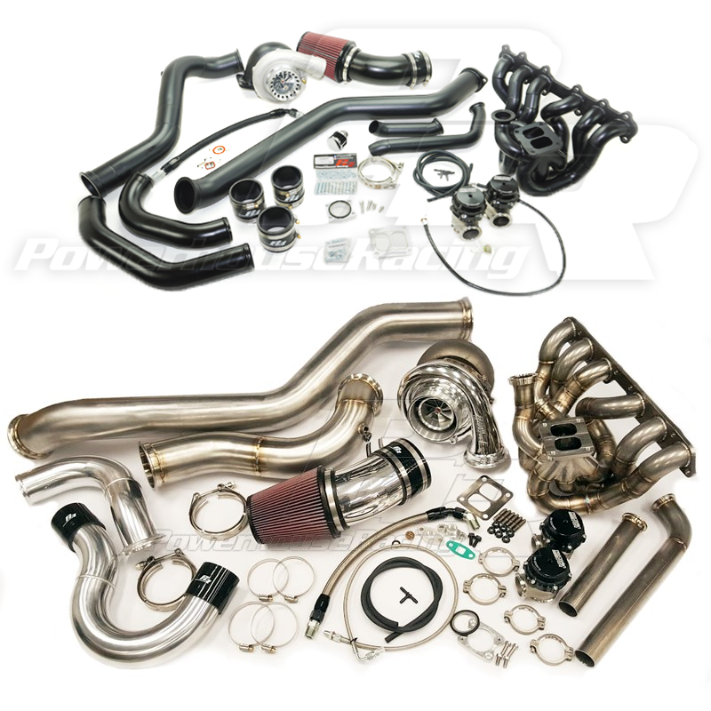 PHR PowerHouse Racing PHR Turbo Kit Builder (S23, S45) - Equal Length, T4 4-Bolt, for 2JZ