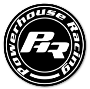 PHR PowerHouse Racing PHR Logo Sticker, 6 inch diameter, White